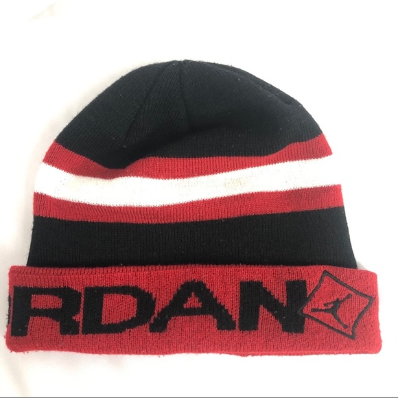 Jordan Jumpman Youth Striped Beanie - Picture 3 of 6